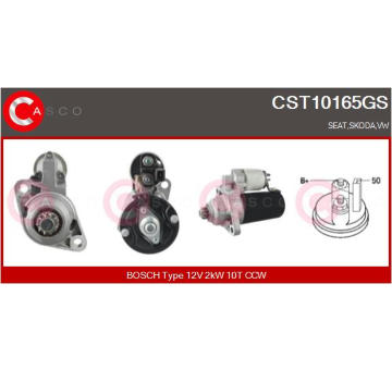 Kluzný kroużek, generátor CASCO CSL10101AS