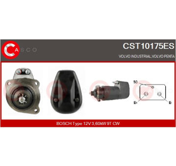 Motor stěračů CASCO CWM15136AS