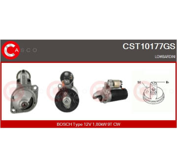 Snímač, počet otáček kol CASCO CSN75E20AS