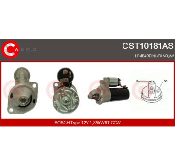 Kluzný kroużek, generátor CASCO CSL60101AS