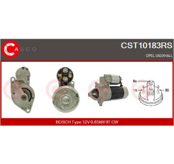 Motor stěračů CASCO CWM15147AS