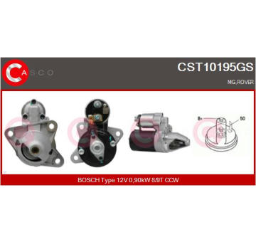 Snímač, tlak paliva CASCO CSN75M05AS