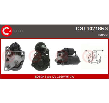 Snímač, počet otáček kol CASCO CSN76E21AS