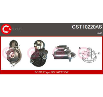 Senzor tlaku sacího potrubí CASCO CSN89A01AS