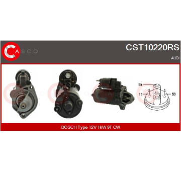 Snímač, počet otáček kol CASCO CSN76E27AS