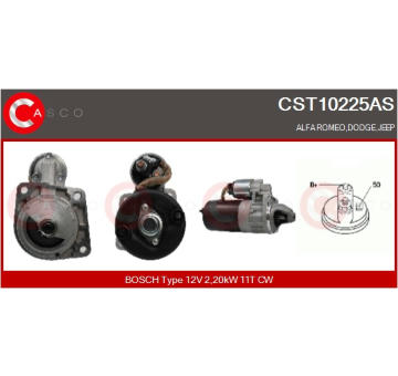 Motor stěračů CASCO CWM15304GS