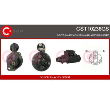 Motor stěračů CASCO CWM15318AS
