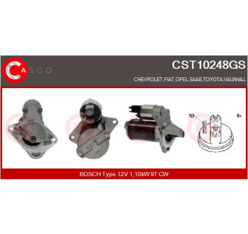 Motor stěračů CASCO CWM15332AS