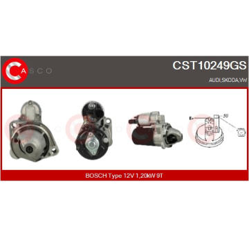 Motor stěračů CASCO CWM15333GS