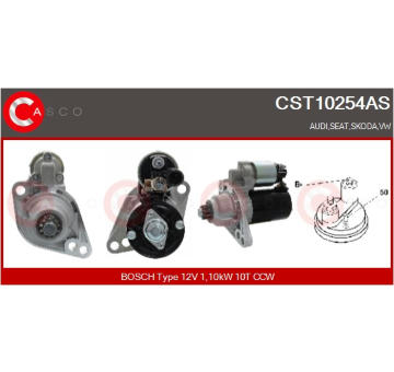 Spínač brzdového světla CASCO CSN78S01AS