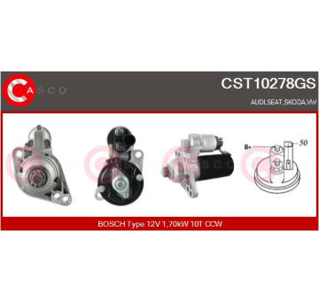 Startér CASCO CST35166AS