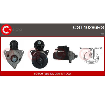 Snímač, počet otáček kol CASCO CSN89E12AS