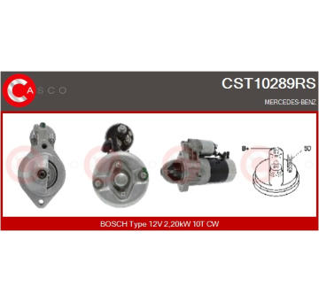 Elektromagnetický spínač pre żtartér CASCO CSO10164AS