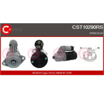 Elektromagnetický spínač pre żtartér CASCO CSO10101AS