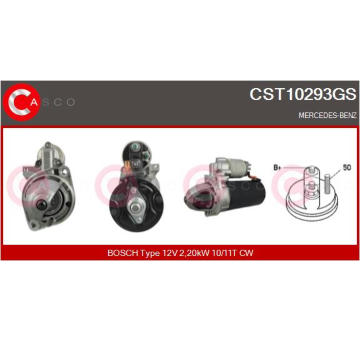 Elektromagnetický spínač pre żtartér CASCO CSO10104AS