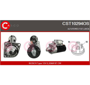 Elektromagnetický spínač pre żtartér CASCO CSO10107AS