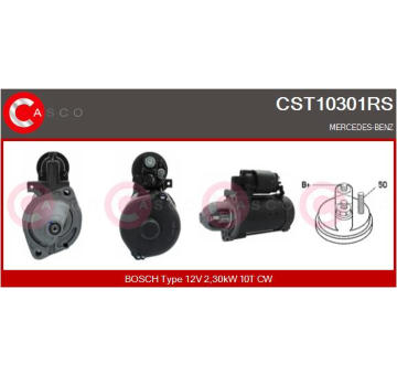 Elektromagnetický spínač pre żtartér CASCO CSO10124AS