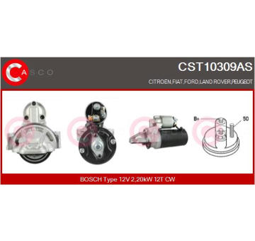 Elektromagnetický spínač pre żtartér CASCO CSO15105AS