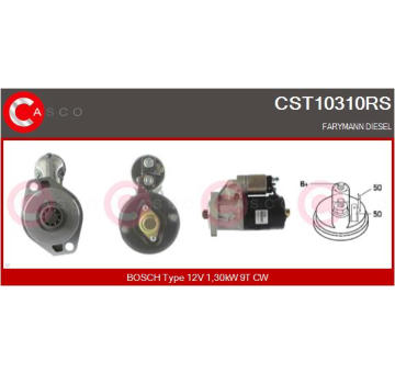 Elektromagnetický spínač, startér CASCO CSO15107GS