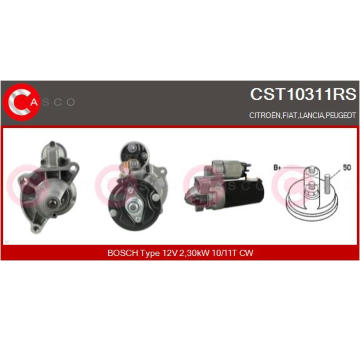 Elektromagnetický spínač pre żtartér CASCO CSO15109AS