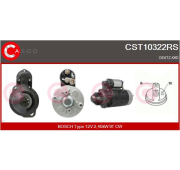 Elektromagnetický spínač pre żtartér CASCO CSO10160AS