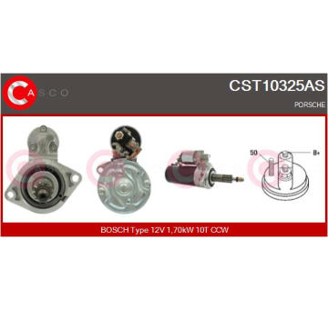 Elektromagnetický spínač pre żtartér CASCO CSO10164AS
