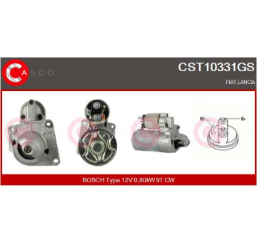 Elektromagnetický spínač pre żtartér CASCO CSO10174AS