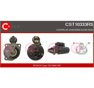 Elektromagnetický spínač pre żtartér CASCO CSO20124AS