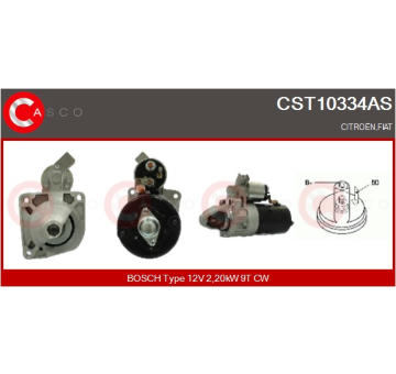Elektromagnetický spínač pre żtartér CASCO CSO20125AS