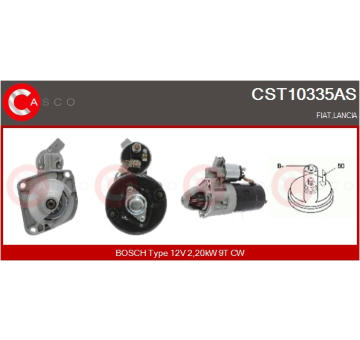 Elektromagnetický spínač, startér CASCO CSO20128AS