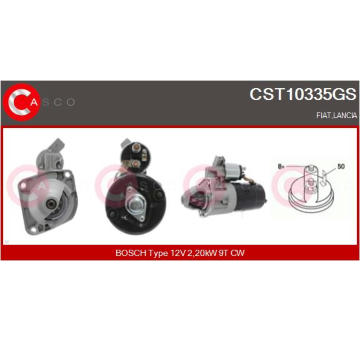 Elektromagnetický spínač pre żtartér CASCO CSO10181AS