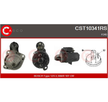 Elektromagnetický spínač pre żtartér CASCO CSO30100AS
