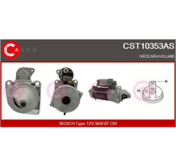 Elektromagnetický spínač pre żtartér CASCO CSO10205AS