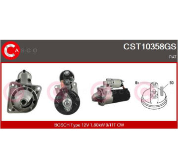 Motor stěračů CASCO CWM30101AS