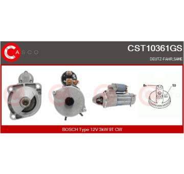 Motor stěračů CASCO CWM30103AS