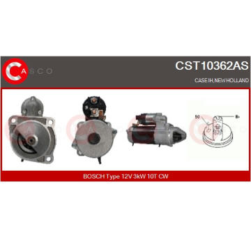 Elektromagnetický spínač, startér CASCO CSO40102AS