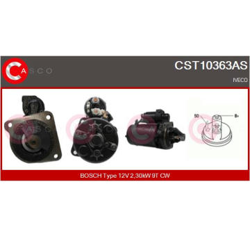 Elektromagnetický spínač pre żtartér CASCO CSO40105AS