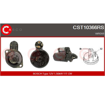 Elektromagnetický spínač pre żtartér CASCO CSO40111AS