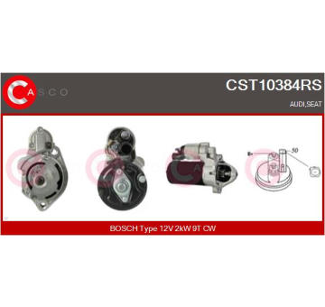 Elektromagnetický spínač pre żtartér CASCO CSO60114AS