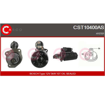 Elektromagnetický spínač, startér CASCO CSO10631AS