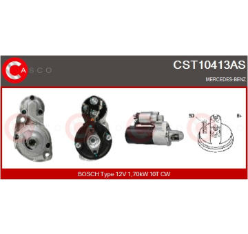 Rameno sterace, cisteni skel CASCO CWA76100AS