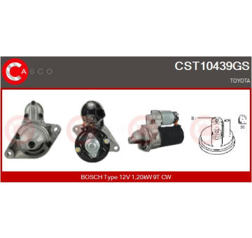 Hydraulické čerpadlo, řízení CASCO CSP73107GS