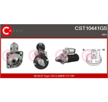 Elektromagnetický spínač pre żtartér CASCO CSO15115AS