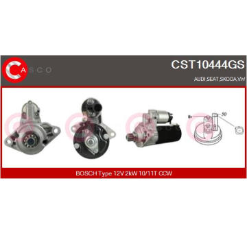 Elektromagnetický spínač pre żtartér CASCO CSO15118AS