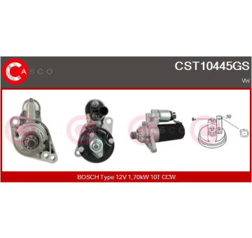 Motor stěračů CASCO CWM32121GS