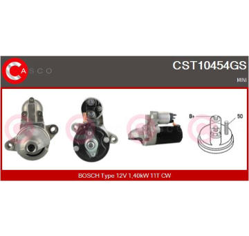Elektromagnetický spínač pre żtartér CASCO CSO15127AS