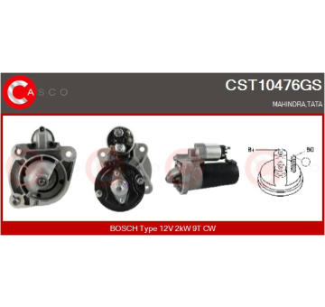 Motor stěračů CASCO CWM32319GS