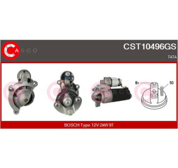 Elektromagnetický spínač pre żtartér CASCO CSO20102AS
