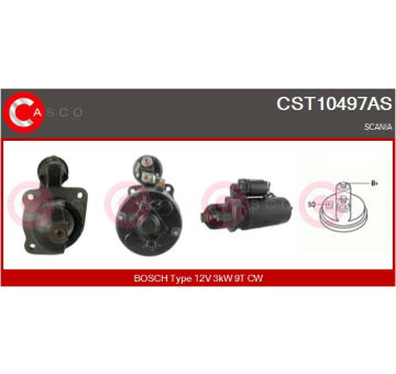 Elektromagnetický spínač pre żtartér CASCO CSO20103AS