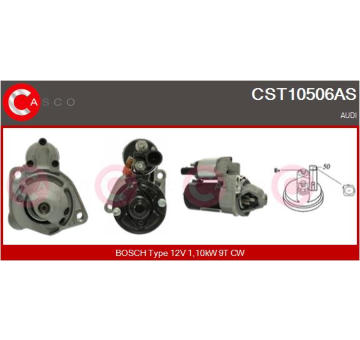 Elektromagnetický spínač pre żtartér CASCO CSO20118AS